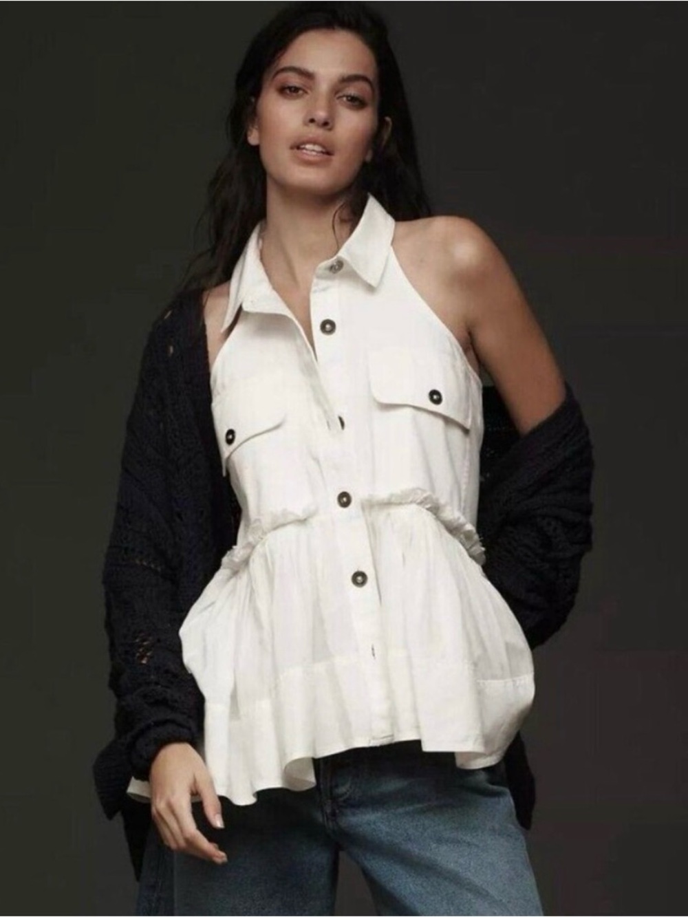 Pilcro Twofer Halter Top from Anthropologie - Picture 3 of 8
